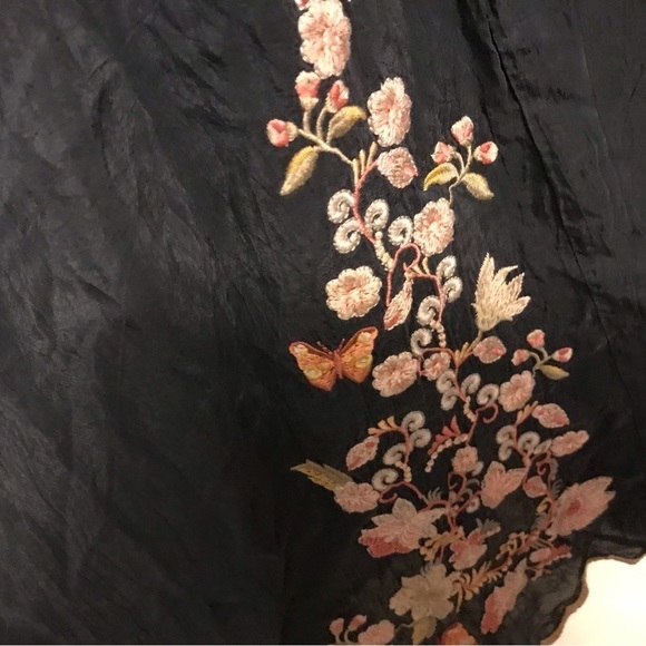 Johnny Was button up Astara tunic dress with bell sleeves - Picture 11 of 13